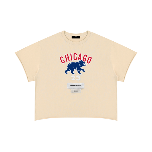 Cubs Boxy Raw Edge T-Shirt