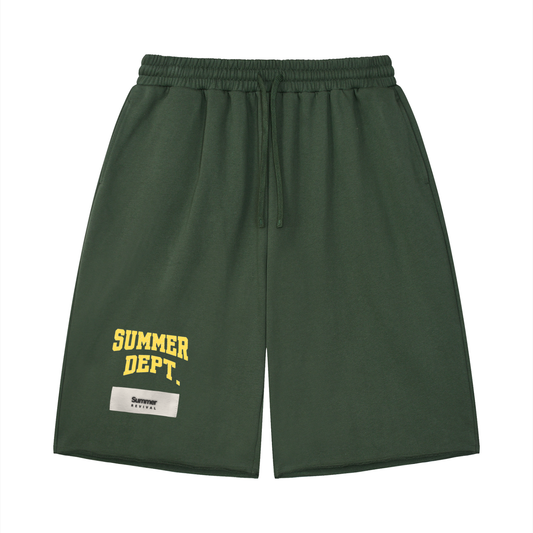 Loose Raw Edge Shorts